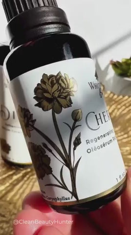 Woman using CHERISHED Regenerating Luxury Oleoserum - White Turtle Beauty